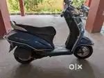 Blue Honda Activa