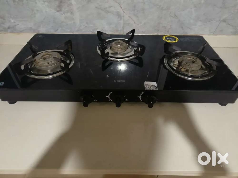 Elica 3 burner gas stove