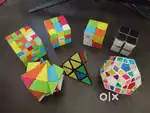 Multiple shape cube toy collection