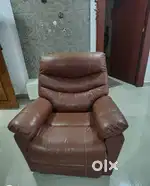 3+1 Sofa Set Single Recliner