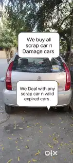 We Deal with any scrap car scrap car n valid expired cars n unused car
