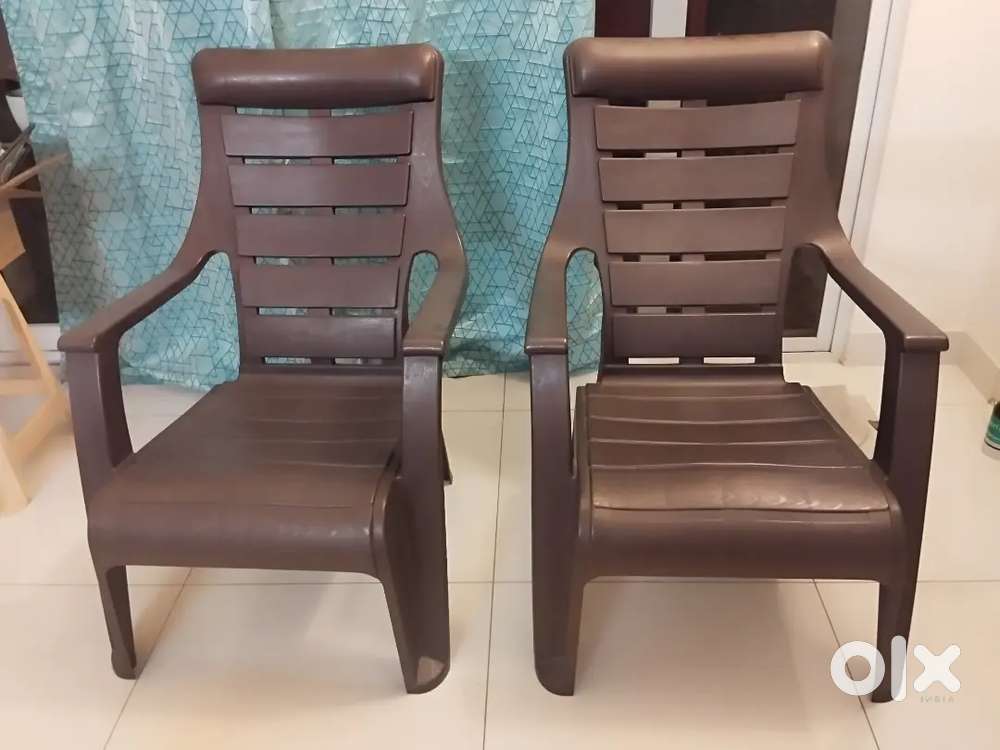 Nilkamal chairs and 3 stools