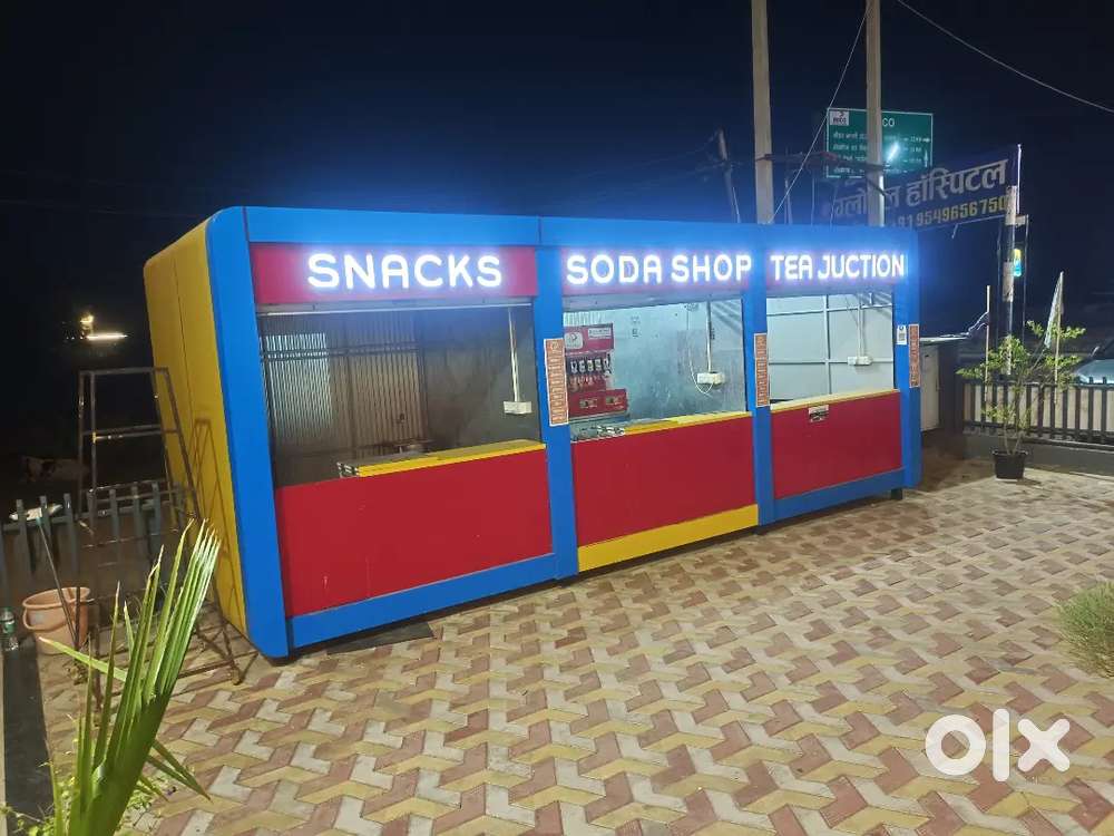 Beautiful cabin set for New business Tea, Soda and snakes joint cabin