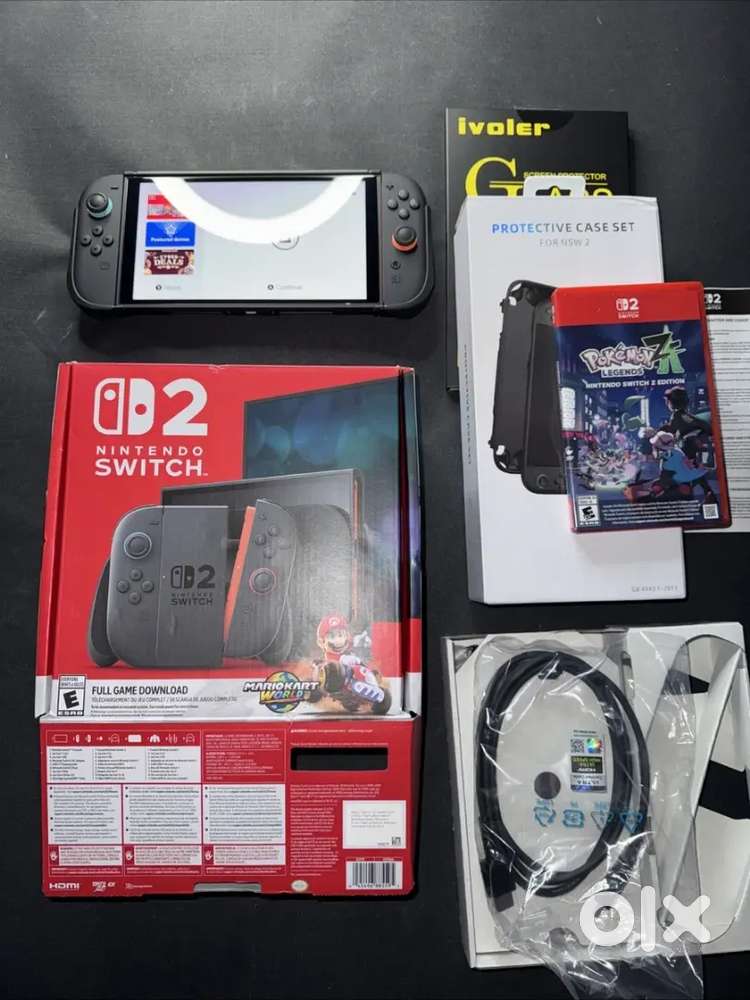Nintendo Switch 2 Console Pokemon Legends ZA Bundle With Extras