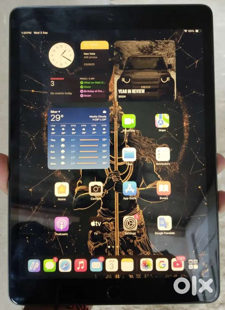 Ipad 9 gen without any scratches, a1 condition, with original bill,box