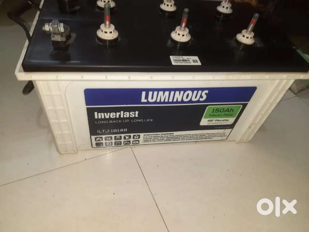 Inverter and battery luminous
