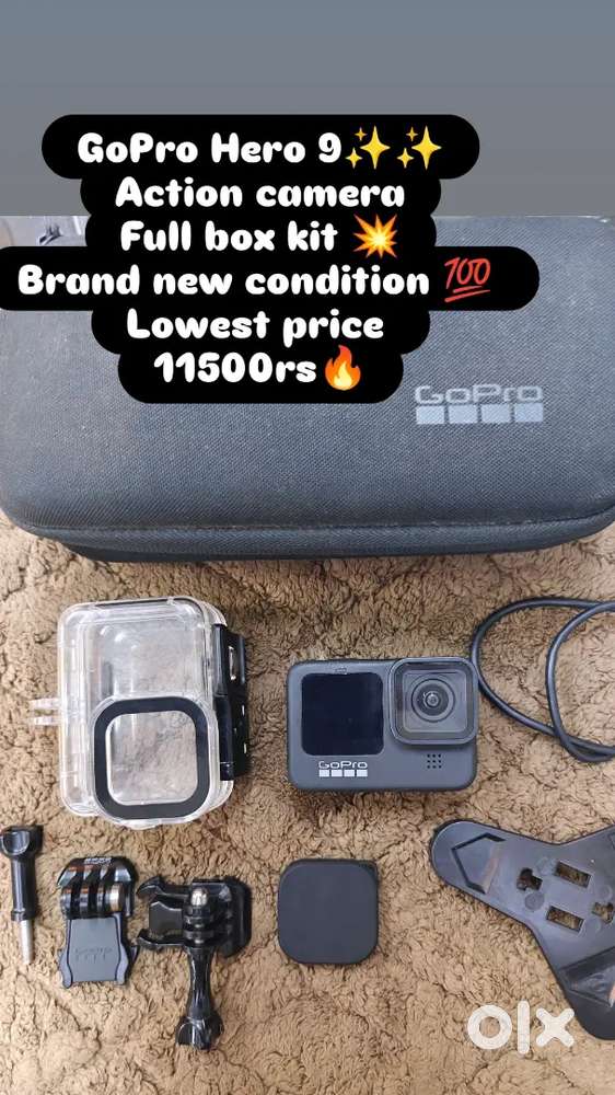 Go pro hero 9 unused condition lowest price at safezone mobiles