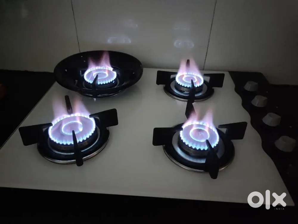 Gas stove 4 burner auto ignition Lpg prestige hobtop