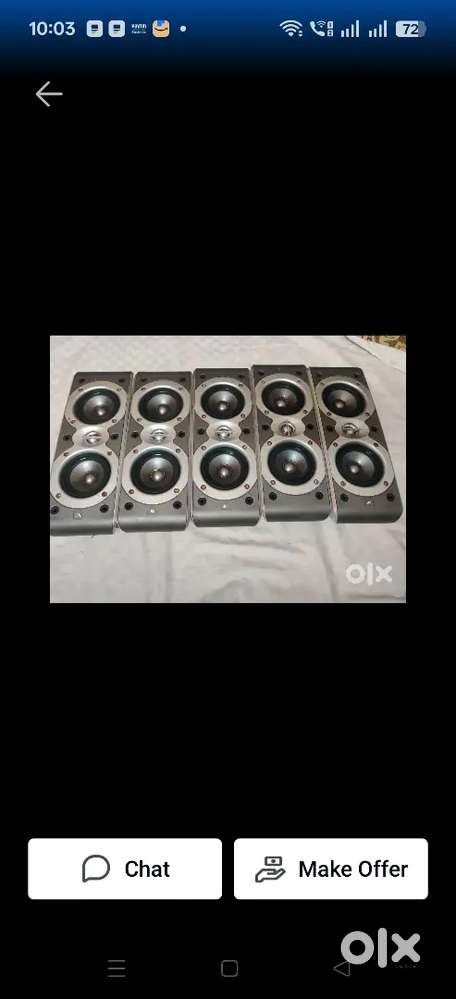 Jbl speaker's any recover sootabul 8 oms 150wats super good quality