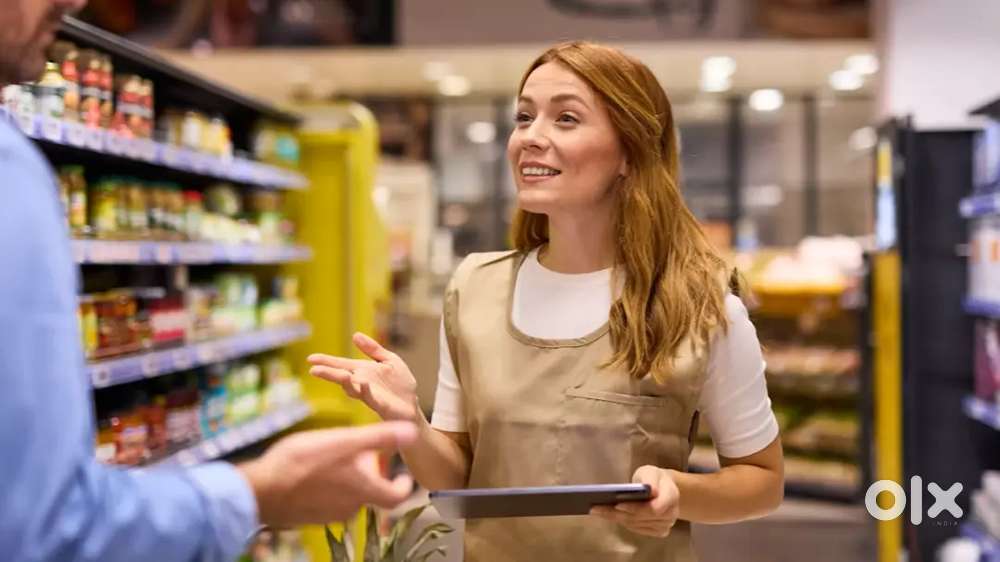 Wanted male counter /packing/billing staff inside mall