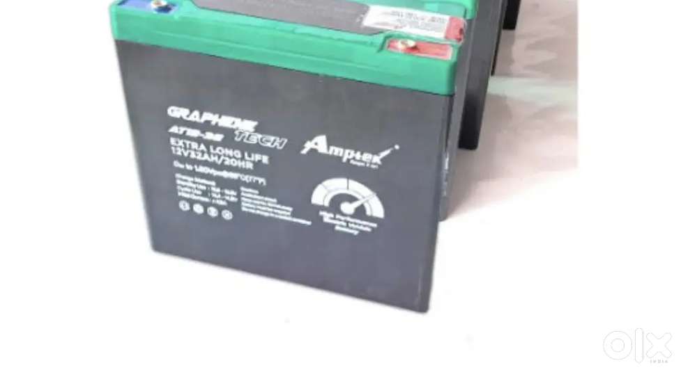 4 Lead acid battery & charger , picture and company may be difference