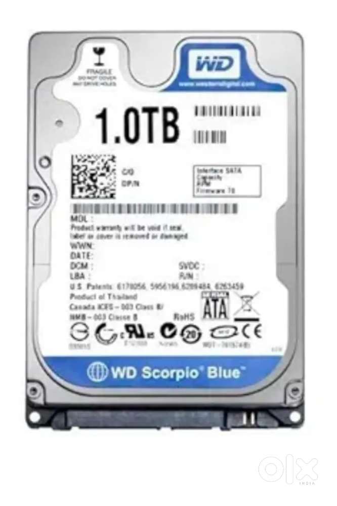 Brand New Hard Disk of storage 1 TB, of around 1.5yr old only!
