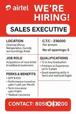 Airtel Field Sales Executive