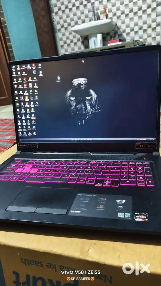 Asus laptop top gaming a17 16gb /512gb SSD