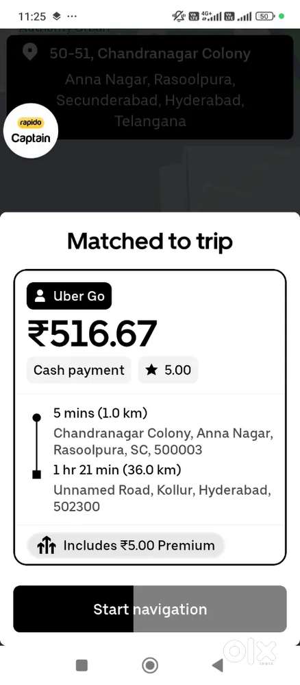 Need experienced ola uber driver near by medipalli peerzadiguda only