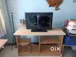 Computer table with sony lcd monitor