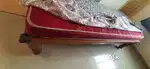 Single Bed diwan with matress, table with 2 chair