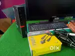 Lenovo Tiny PC With 19 inch LED Monitor i5 7th Gen 8gb RAM 256gb SSD