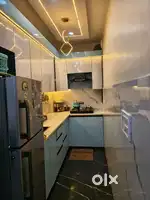 3 BHK 1Year Old Flat, 2nd floor car parking 25 feet gali with lift