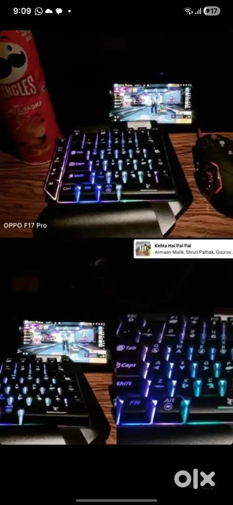 Gaming one hand key board