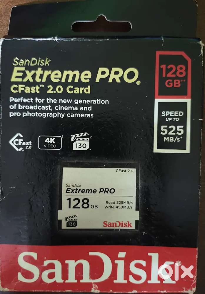 SanDisk Extreme PRO CFast 2.0 Memory Card - 128 GB