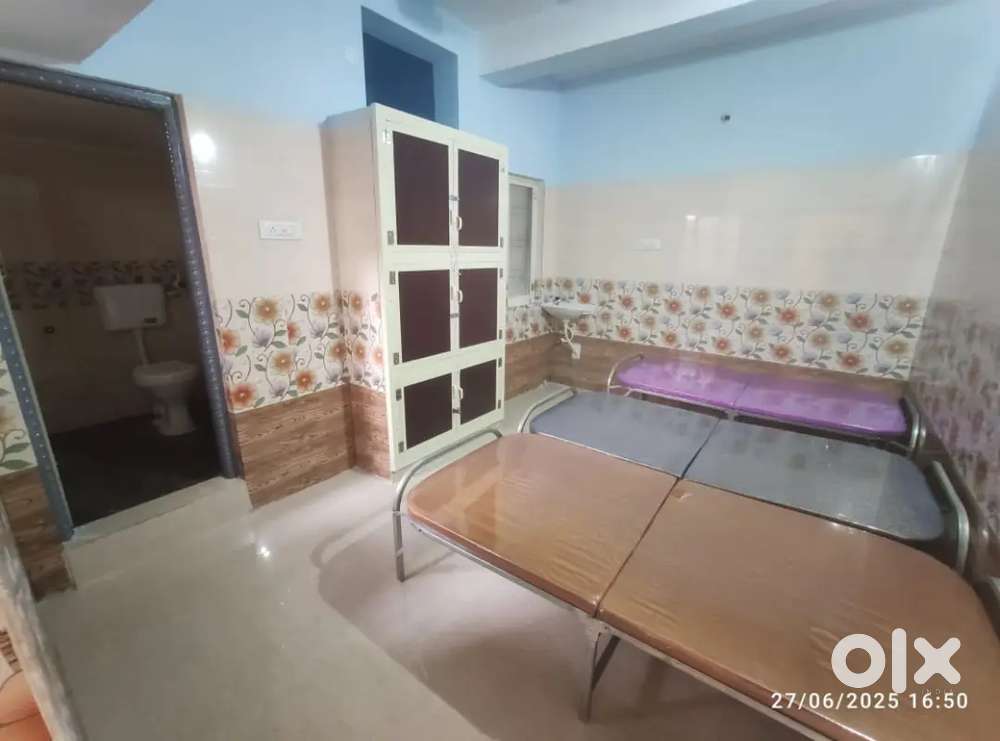 3 sharing rooms with attached bathroom