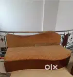 Sofa and indian sitting