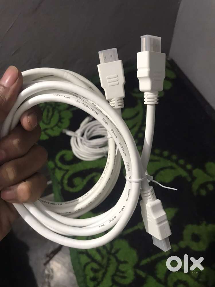 2 HDMI & 3 ETHERNET CABLES