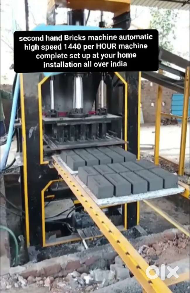 Second hand Bricks machine automatic manual