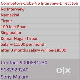 urgent store jobs-coimbatore-electronic store