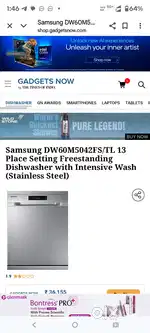 Samsung Dishwasher
