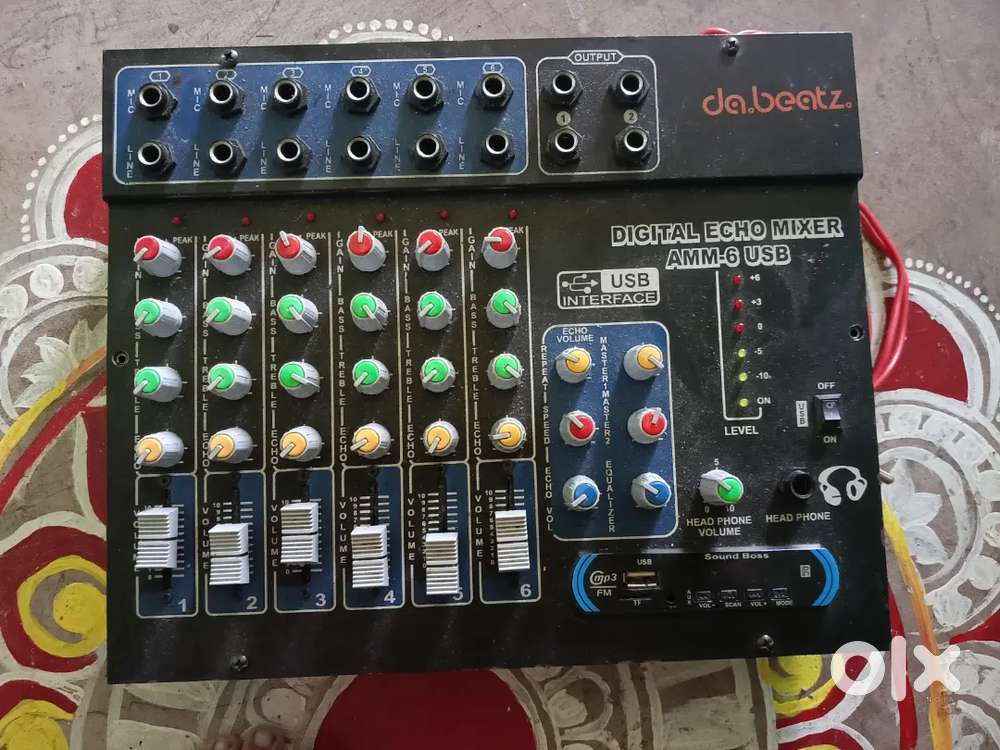 6 CHANNEL Da.Beatz mixer good working