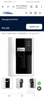 Aquaguard  water filter ASTOR