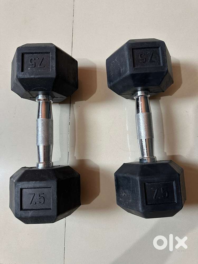 7.5 kg dumbell pair Kobo brand