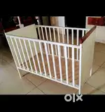 Baby crib with mattress