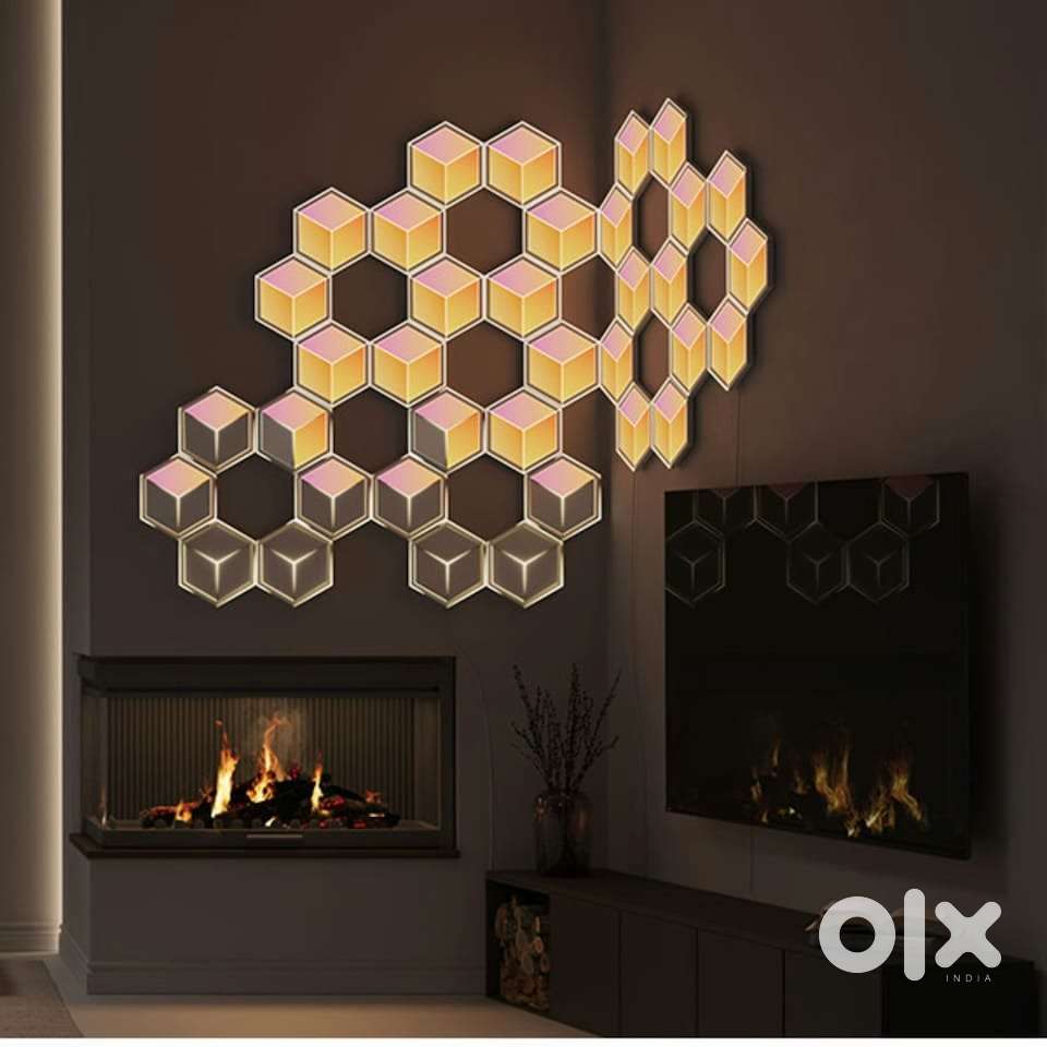 New Hexagon wall lights & RGB stripe