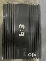S&B 4 channel amplifier and 4 jbl speaker