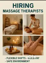 Required male massage therapist for part time.