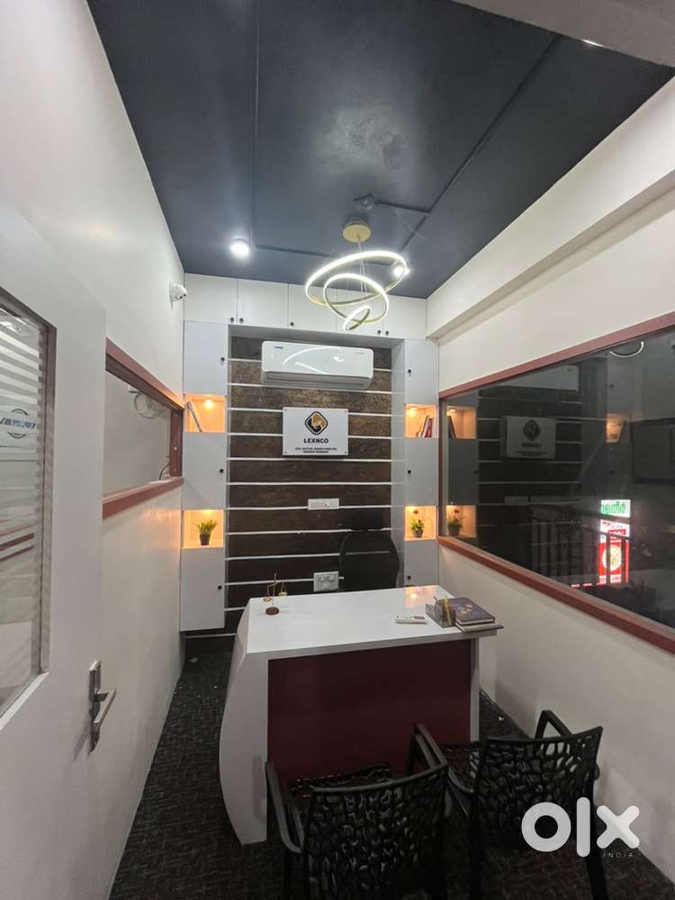 Fully furnished office, reception, hall