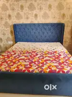 Chesterfield Designer Bed King Size with original bill