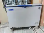 Hard top double door chest freezer , blue star 300lit