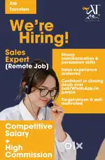 Looking for Experienced Travel Consultant – Tours & Packages