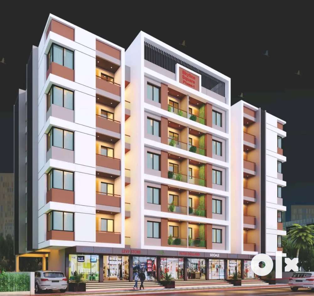 1BHK, 2BHK flat and shops