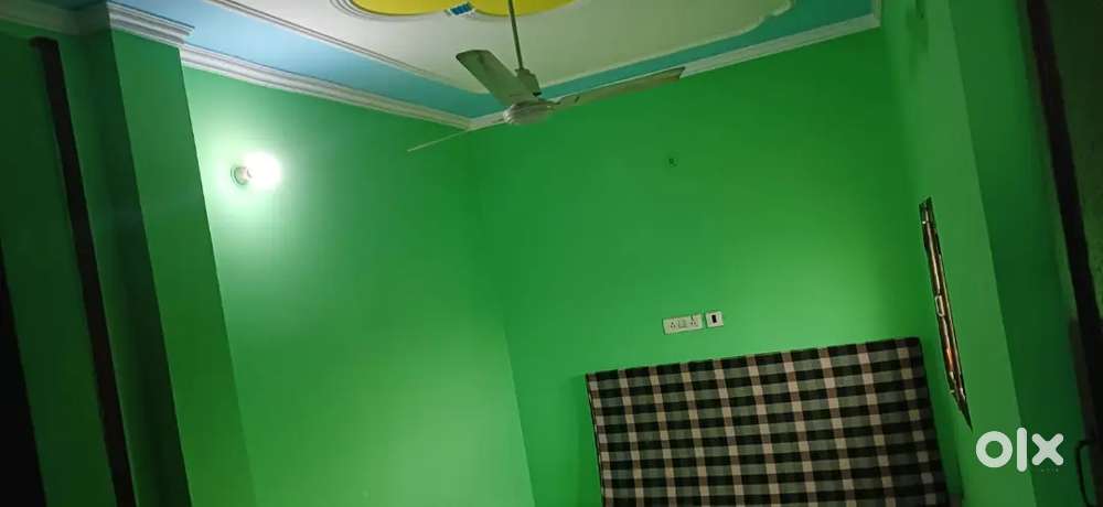 One room , one washroom and bed and mattress ,fan provided by owner