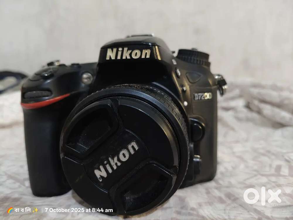 Nicon D7200 With 50mm prime lense