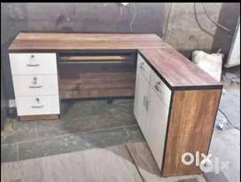 New L shape office table study table direct factory price 68 98