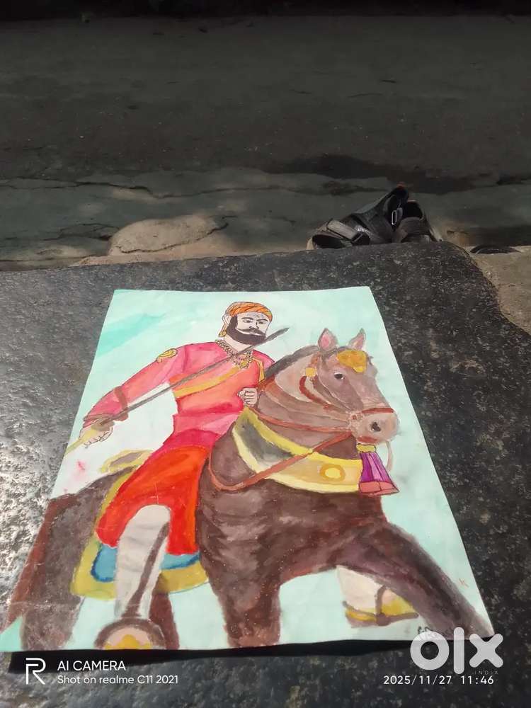 Shivaji Maharaj drawing