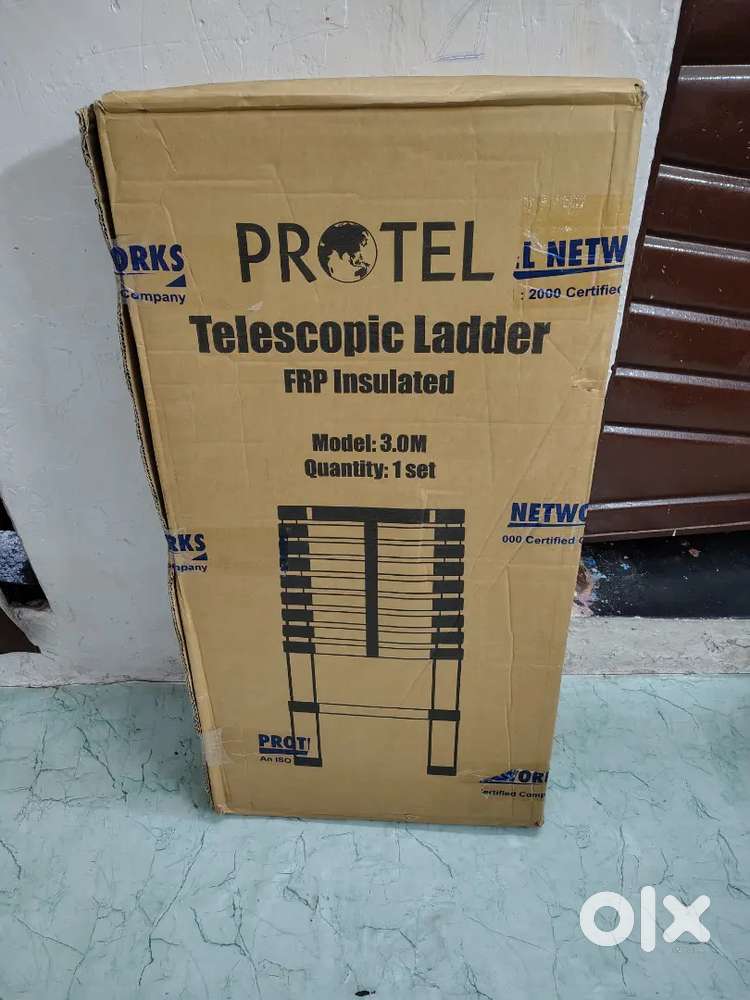 Brand New Actual Price 11500/-Protel Telescopic Ladder Complete Box