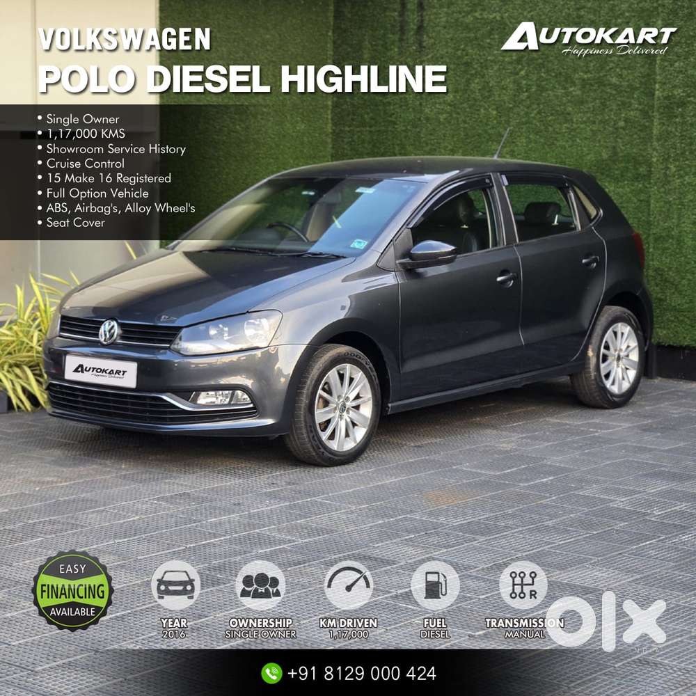 Volkswagen Polo 1.5 TDI Highline, 2016, Diesel
