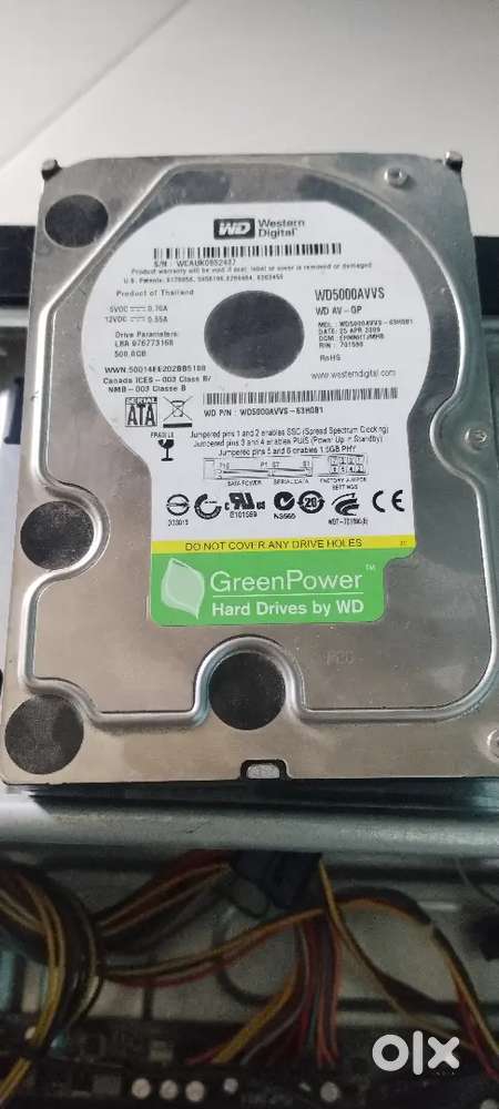 500GB hard disk wastern digital